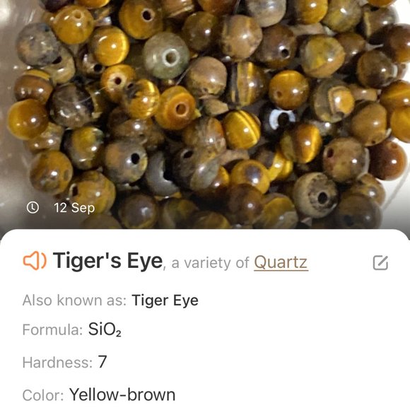 Tigers Eye Bronze Cat on the Moon Necklace, Genuine Gemstone Beaded Necklace - Picture 9 of 10